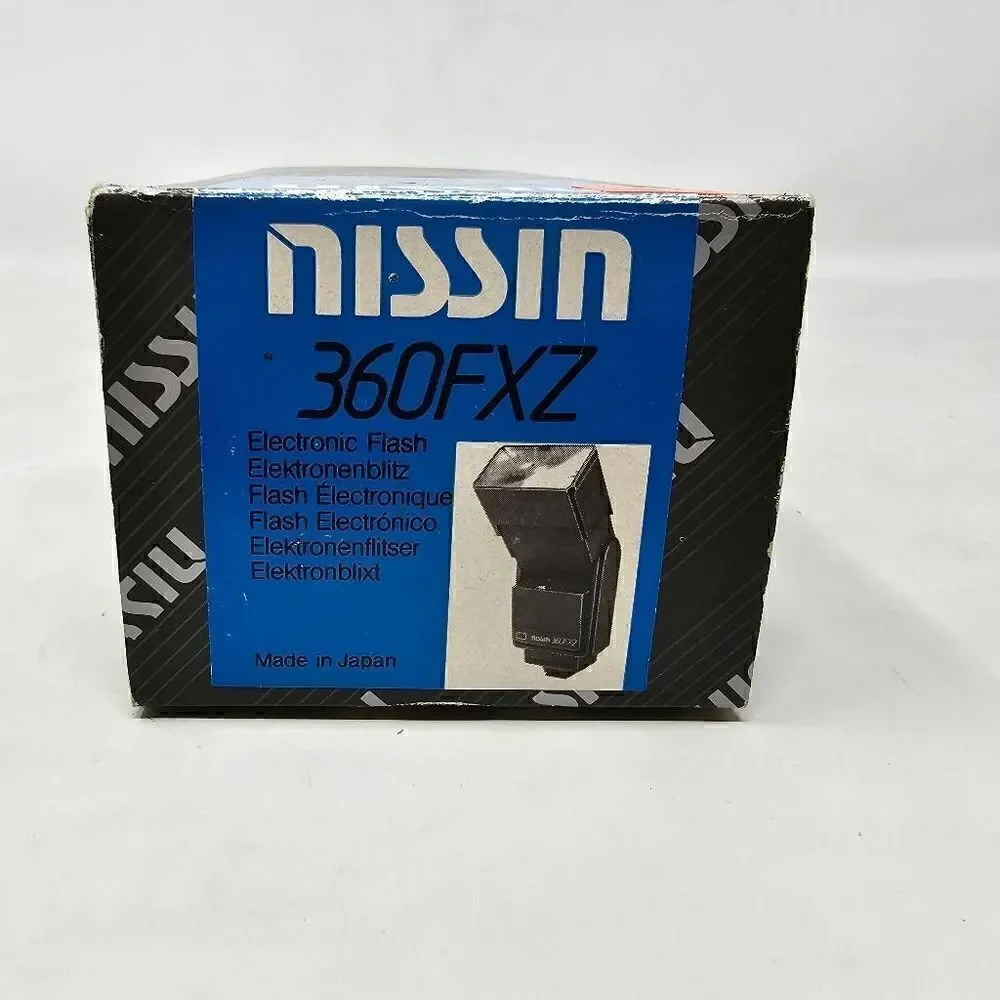 NISSIN 360FXZ ELECTRONIC FLASH FOR MAXXUM XI OR I SERIES NOS